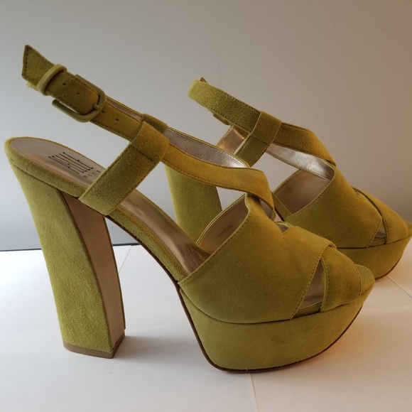 Peele | Shoes | Peele Kid Suede Platform Sandal Size 8 2  Peele Kid Suede Platform Sandal Size 8 1/2